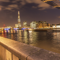 Buy canvas prints of Shard from Blackfriars Bridge by Philip Pound