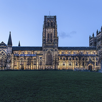 Buy canvas prints of Durham Cathedral By Night by Philip Pound