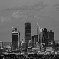 Buy canvas prints of City of London Skyline by Philip Pound