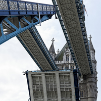 Buy canvas prints of  Tower Bridge London Opening by Philip Pound