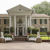 Buy canvas prints of  Graceland Tennessee - former home of Elvis Presle by Philip Pound