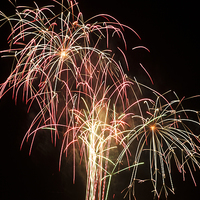 Buy canvas prints of  Fireworks in the Sky by Philip Pound