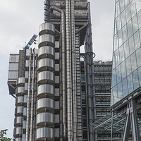 Buy canvas prints of  Lloyds Building in London by Philip Pound