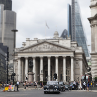 Buy canvas prints of  Rolls Royce in the City of London by Philip Pound