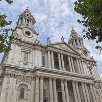 Buy canvas prints of  St Paul's Cathedral in London by Philip Pound