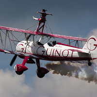 Buy canvas prints of  Acrobatic Display Airplane by Philip Pound