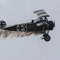 Buy canvas prints of  World War One Fokker DR1 403 Triplane Replica Pla by Philip Pound