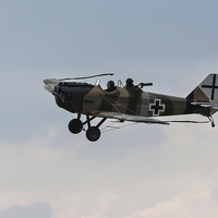 Buy canvas prints of  Cl.1 Replica German Junkers Airplane in Flight by Philip Pound