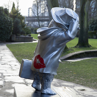 Buy canvas prints of  Love Paddington by Lulu Guinness by Philip Pound