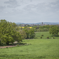 Buy canvas prints of  Ludlow from Tinkers' Hill by Philip Pound