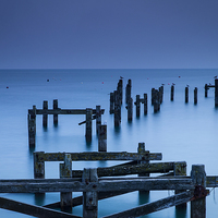 Buy canvas prints of Swanage Old Pier  by Philip Pound