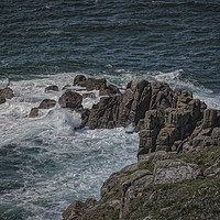 Buy canvas prints of Cornwall Coast Rocks by Philip Pound