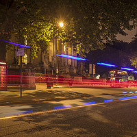 Buy canvas prints of Light Trails at the Tate Britain Museum in London by Philip Pound