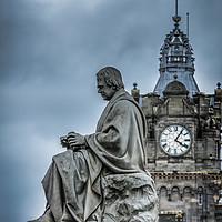Buy canvas prints of Scott Statue in Edinburgh by Philip Pound