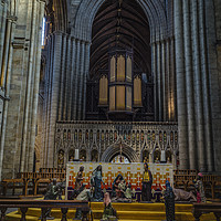 Buy canvas prints of Ripon Cathedral Christmas Nativity by Philip Pound