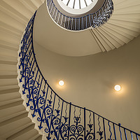 Buy canvas prints of Spiral Staircase Portrait by Philip Pound