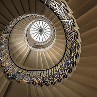 Buy canvas prints of Spiral Staircase Landscape by Philip Pound