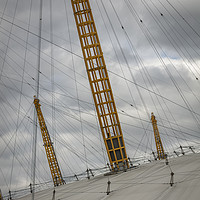 Buy canvas prints of O2 Arena Roof by Philip Pound
