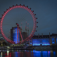Buy canvas prints of London Eye at Night by Philip Pound