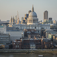 Buy canvas prints of St Paul's Cathedral London from South of the River by Philip Pound
