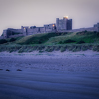 Buy canvas prints of Bamburgh Castle at Sunrise by Philip Pound