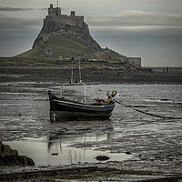 Buy canvas prints of Lindisfarne Castle on the Holy Island in Northumbe by Philip Pound