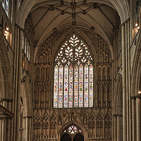 Buy canvas prints of West Door of York Minster by Philip Pound