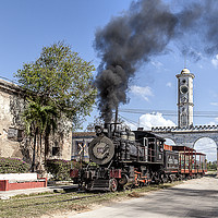 Buy canvas prints of Cuba Steam Locomotive by Philip Pound