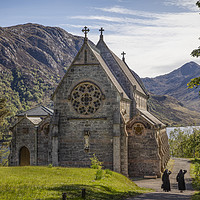 Buy canvas prints of View of Catholic Church & Loch Shiel  by Philip Pound