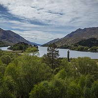 Buy canvas prints of Glenfinnan Monument and Loch Shiel by Philip Pound