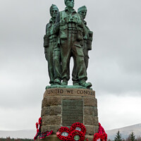 Buy canvas prints of Commando Memorial by Derek Corner