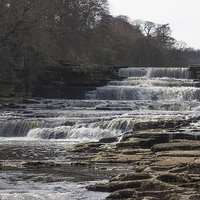 Buy canvas prints of  Lower Aysgarth Falls by Derek Corner