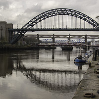 Buy canvas prints of Tyne bridges by Derek Corner