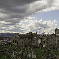 Buy canvas prints of Clouds over the Church of St Mary the Virgin, Whit by Derek Corner