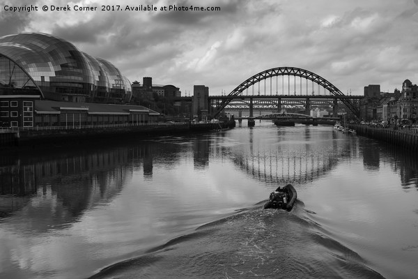 Tyne bridges and The Sage Picture Board by Derek Corner