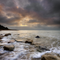 Buy canvas prints of  Fairlight Dawn by mark leader