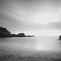 Buy canvas prints of Woolacombe Monochrome by mark leader