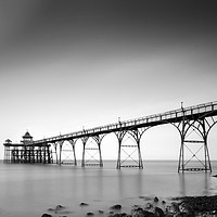 Buy canvas prints of Clevedon Pier by mark leader