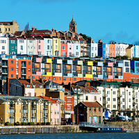 Buy canvas prints of Colourful Hotwells by mike Davies