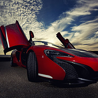 Buy canvas prints of Mclaren 650s Can-am by mike Davies