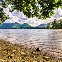 Buy canvas prints of A View of Catbells by Ian Lewis