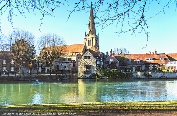 Church of St Helen Abingdon Picture Board by Ian Lewis