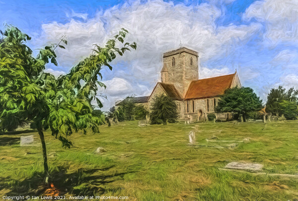 The Church Of St Mary at Cholsey Picture Board by Ian Lewis