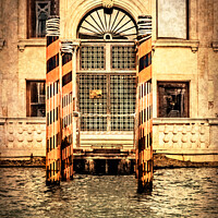 Buy canvas prints of A Venetian Doorway by Ian Lewis