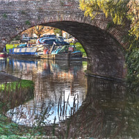 Buy canvas prints of The Bridge At Hungerford Digital Art by Ian Lewis