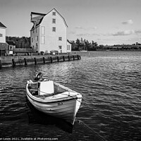 Buy canvas prints of Woodbridge Tide Mill and a Boat by Ian Lewis
