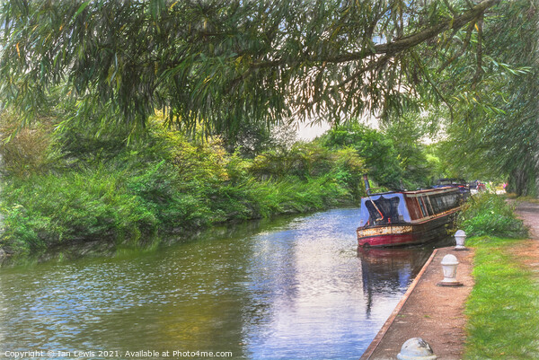 By The Kennet And Avon Canal Picture Board by Ian Lewis