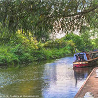 Buy canvas prints of By The Kennet And Avon Canal by Ian Lewis