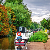 Buy canvas prints of The Kennet and Avon at Aldermaston by Ian Lewis