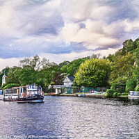 Buy canvas prints of Sightseeing on the Thames at Reading by Ian Lewis